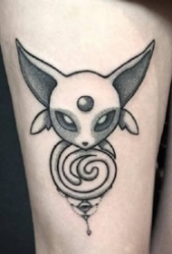 点刺纹身图案-可爱的卡通系列点刺纹身图片