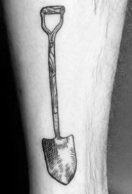 纹身工具  多款设计巧妙的铲子纹身图案