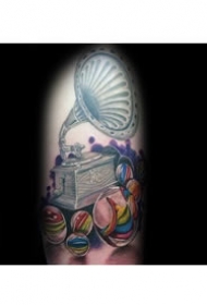 圆形纹身图案_9张妙趣横生的游戏弹珠纹身图案图集