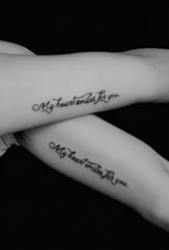 创意纹身图案-9张英语简单创意纹身图案缩略频道推荐图