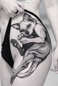 性感点刺纹身图案-9张大胆性感的点刺纹身图片