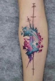 小清新水彩纹身图案-18张小清新的水彩纹身图片