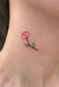 微刺青风格纹身图案-很适合女生的小清新纹身图片