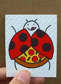 超级可爱的纹身手稿图案-卡通纹身手稿