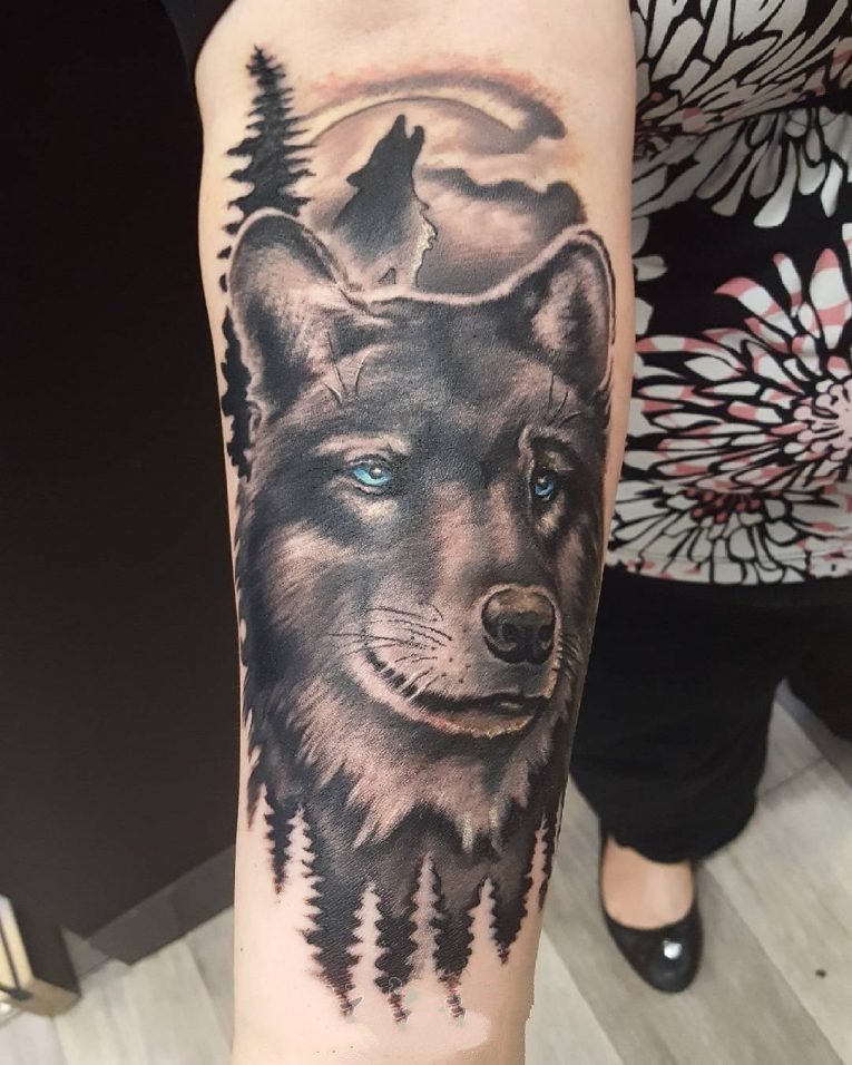 风景纹身图案-创意独特的唯美大自然风景纹身图案