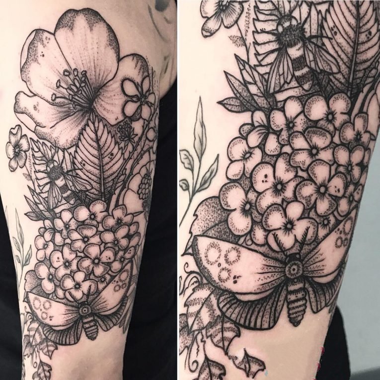 风景纹身图案-创意独特的唯美大自然风景纹身图案