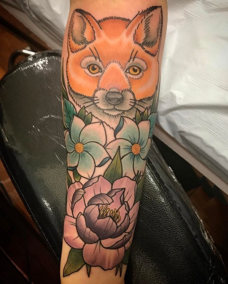 风景纹身图案-创意独特的唯美大自然风景纹身图案