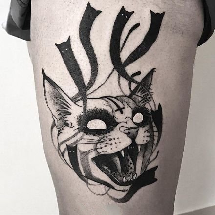 暗黑系纹身图案-风格暗黑系列的纹身图片