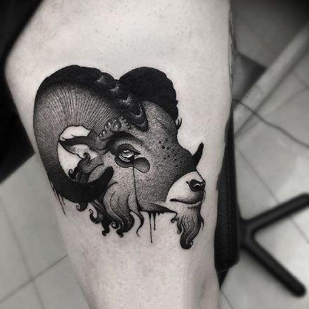 暗黑系纹身图案-风格暗黑系列的纹身图片