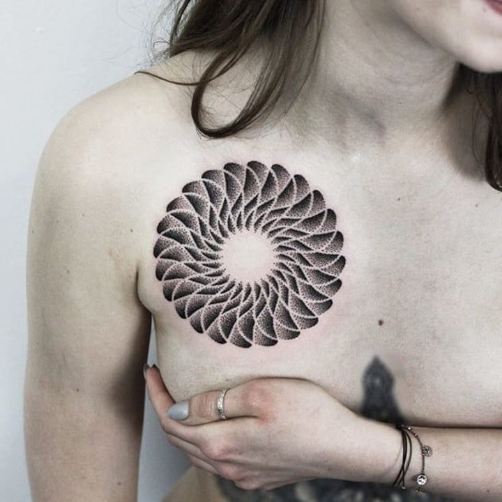 几何图腾纹身图案-10张风格个性简单的几何图腾纹身图案