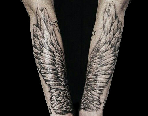 翅膀系列纹身图案-65张关于翅膀系列的纹身图片