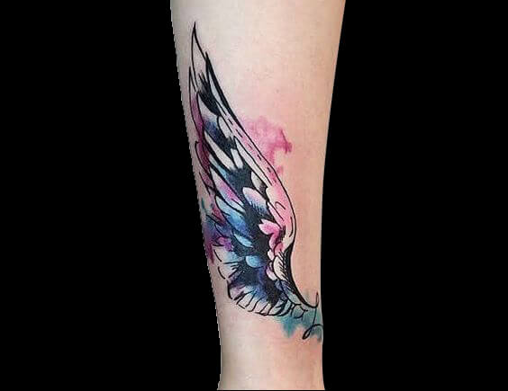 翅膀系列纹身图案-65张关于翅膀系列的纹身图片