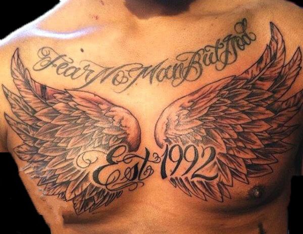 翅膀系列纹身图案-65张关于翅膀系列的纹身图片