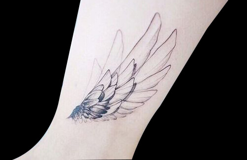 翅膀系列纹身图案-65张关于翅膀系列的纹身图片
