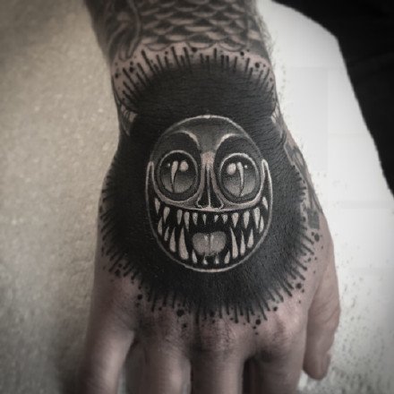 暗黑系卡通纹身图案-9张高级灰的暗黑纹身图片