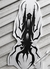 黑暗古堡纹身手稿图案-9张黑暗古堡纹身手稿图片