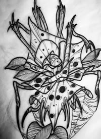 newschool纹身手稿图案-9张newschool的纹身手稿图片