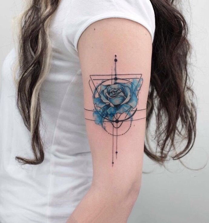 小清新水彩纹身图案-18张小清新的水彩纹身图片