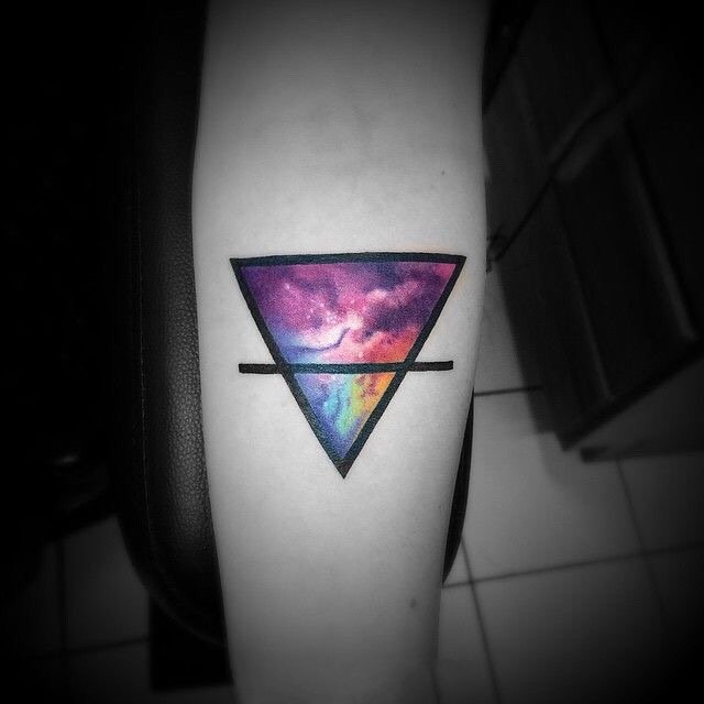 小清新水彩纹身图案-18张小清新的水彩纹身图片