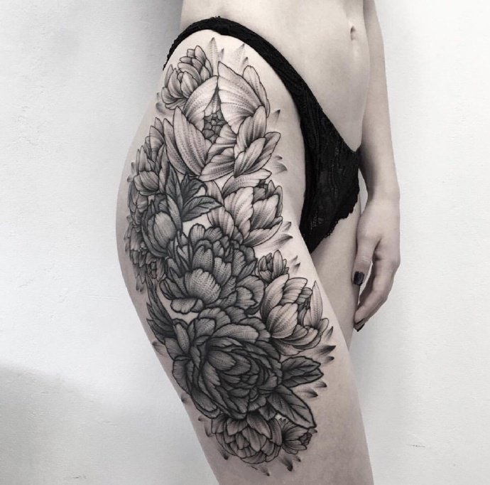 性感点刺纹身图案-9张大胆性感的点刺纹身图片