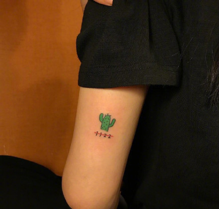 简约小清新的彩色小纹身图案欣赏