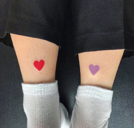 简约小清新的彩色小纹身图案欣赏