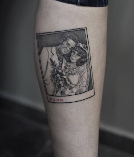 相片纹身--一组把照片纹在身上的纹身图案作品