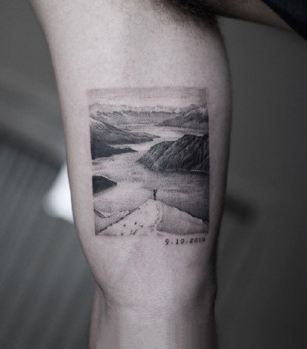 相片纹身--一组把照片纹在身上的纹身图案作品