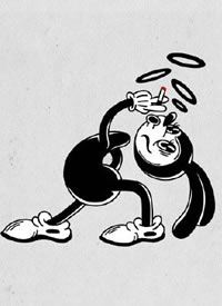 newschool小黑图--一组创意newschool风格的黑色小手稿图案