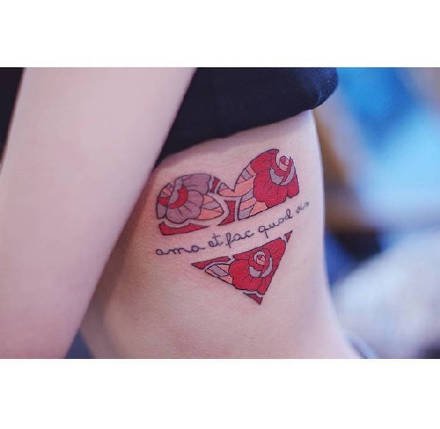 适合夏天女生喜欢的超简约小清新纹身图