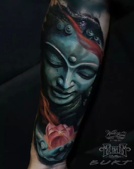 9张好看的佛菩萨纹身图案作品欣赏