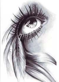 眼睛纹身手稿--19张逼真的眼睛纹身手稿图案