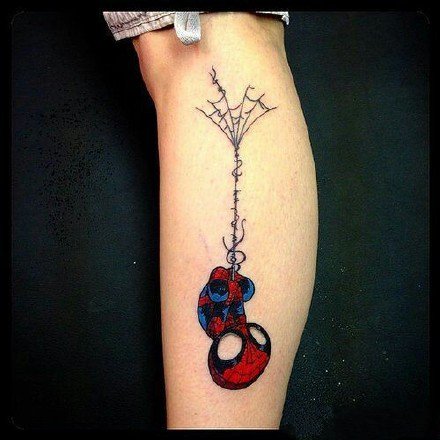 关于漫威影视角色的一组纹身图案作品欣赏