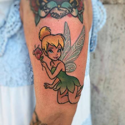 一组影视动画片角色的卡通纹身图案作品欣赏