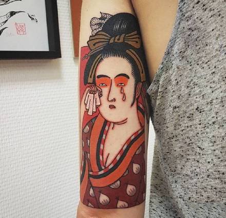 日式和风纹身--一组彩色日式和风纹身图案欣赏