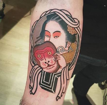 日式和风纹身--一组彩色日式和风纹身图案欣赏