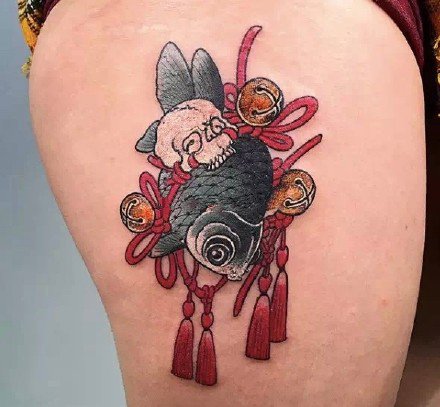 一组精致的日本风格的小图案纹身欣赏