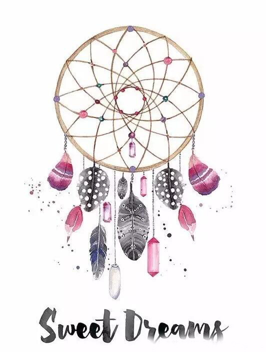 捕梦网纹身手稿--19张唯美捕梦网纹身手稿图案