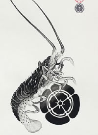 一组日式风格的小清新手稿图案