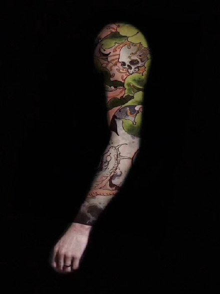 9张花臂纹身效果图展示