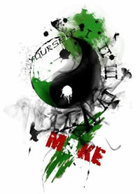 26张各种水墨风格的纹身手稿图案缩略频道推荐图