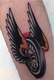 oldschool彩色纹身--一组彩色的oldschool纹身图案作品欣赏