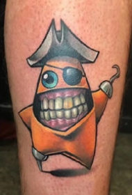 一组搞怪卡通纹身图案图片作品欣赏