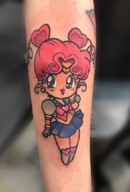 一组影视动画片角色的卡通纹身图案作品欣赏