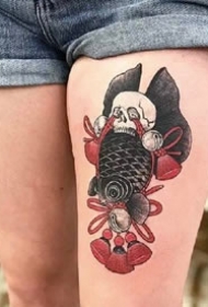 一组精致的日本风格的小图案纹身欣赏