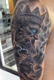 欧美动物写实人物纹身图案-9张欧美写实的纹身图片