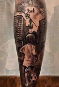 足球纹身--一组和世界杯足球主题相关的纹身作品图片