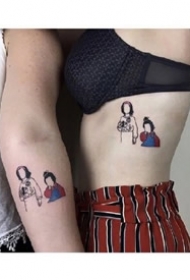 照片纹身--一组9张把照片纹在身上的纹身图案作品