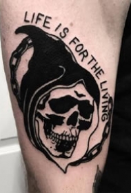 黑灰oldschool风格的一组个性纹身图案