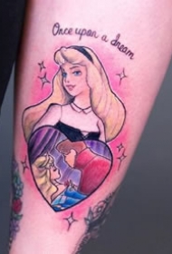 一组可爱的动漫影视角色卡通纹身图片作品